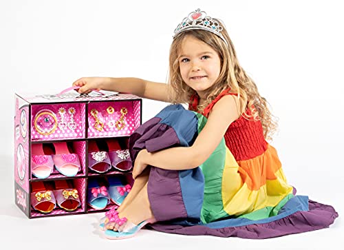 Fash N Kolor 43219-86599 Fashion N Kolor Princess Dress Up And Pretend Play Princess Shoes Collection Set ,Princess Tiara And Dress Up Jewelry thumb #2
