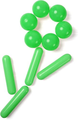 Miniatura 9 de STARBOLO Pelotas para niños, 120 bolas de juguete de plástico a prueba de aplastamiento para niños pequeños, tienda de campaña para jugar con