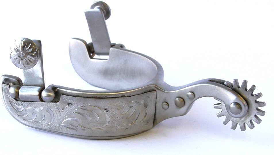 The Colorado Saddlery The Saratoga Special Engraved Spur