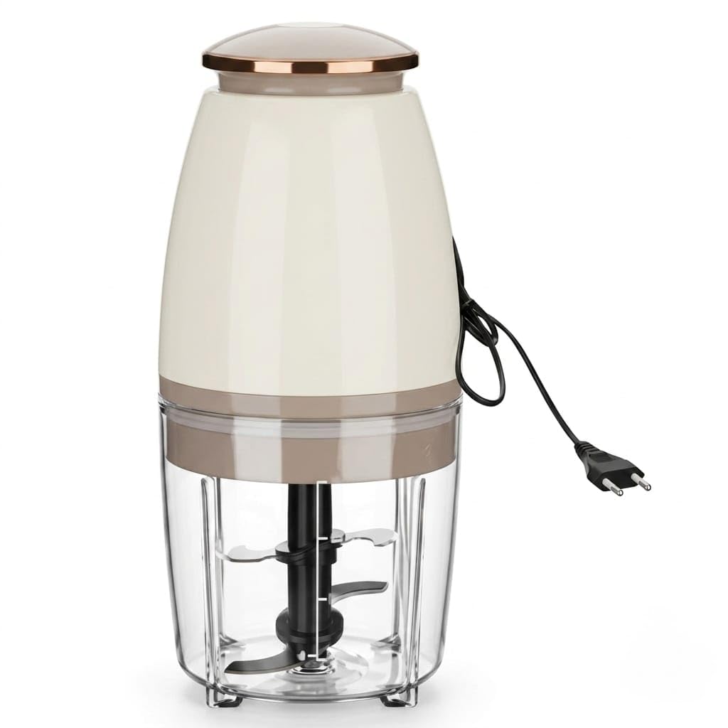 MICRO BELEVE Electric Vegetable Chopper 700ml | One-Touch Food Processor | Multipurpose Kitchen Chopper for Onion, Garlic, Fruits & Nuts | powerfull moter Steel Blades | Easy to Clean-image-24