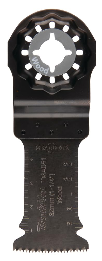 Makita Black B-64858-20 20 Pack Multi-Tool Starlock Plunge Cut Saw Blades Tma051 Hcs