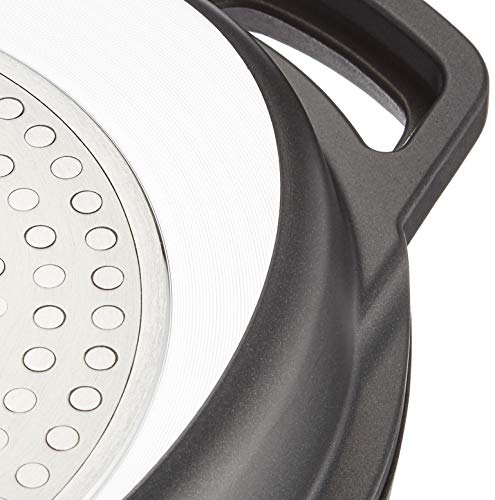 Commichef XB-626B Grunwerg Twin-Use Oval Casserole & Grill Pan, Aluminium, Black Second Image Commichef XB-626B Grunwerg Twin-Use Oval Casserole & Grill Pan, Aluminium, Black Second Image