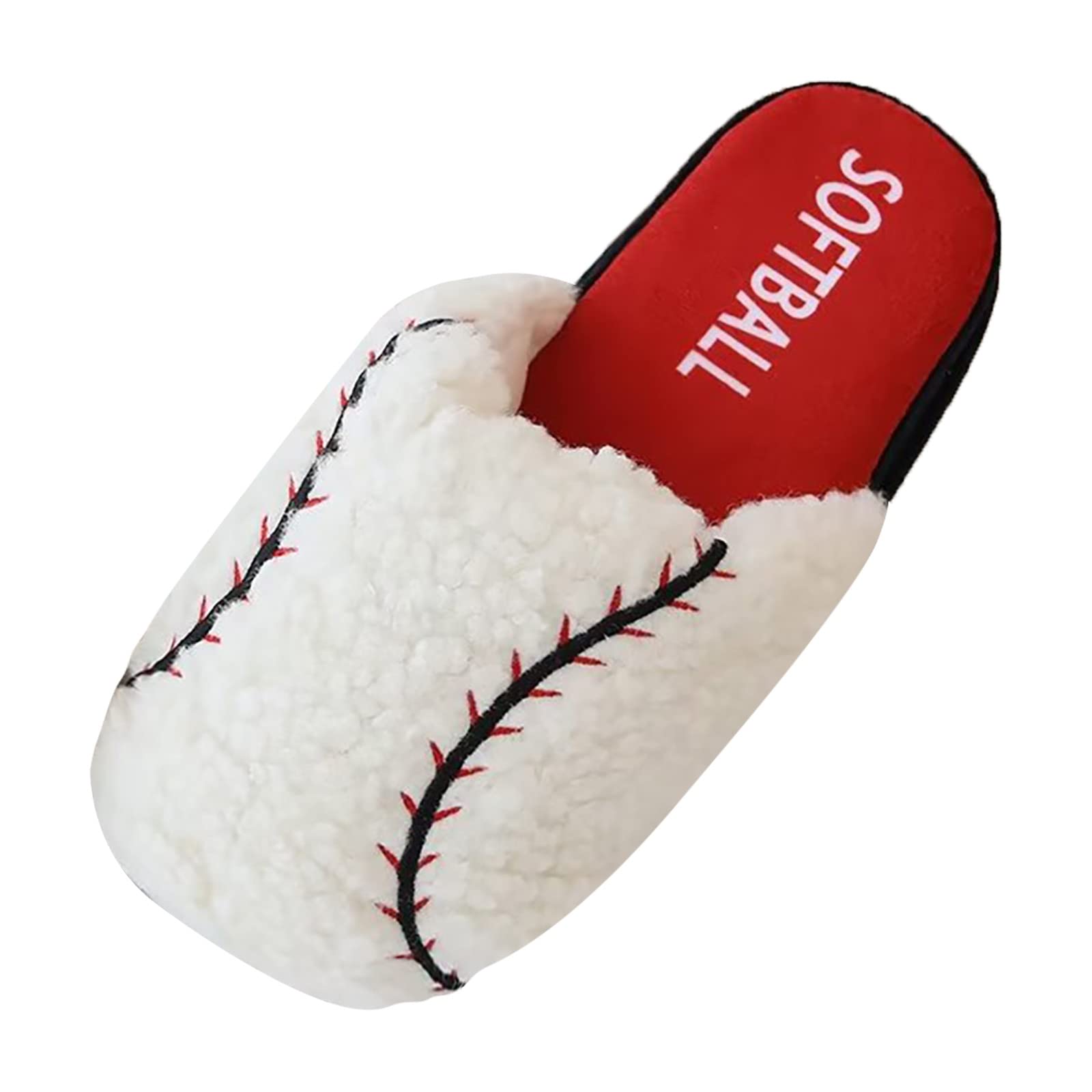 Pantuflas para mujer, para otoño e invierno, fútbol, baloncesto, béisbol, para padres e hijos, lindas pantuflas antideslizantes para interiores y hogar