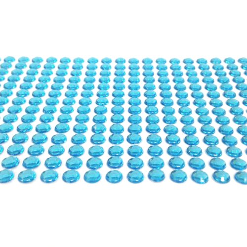 Strass Cristal Diamant Adhésifs 6mm pour Décoration Facile et Sans Colle