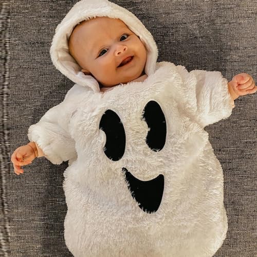 Disfraz de bebé unisex de halloween con mameluco y capucha miniatura 6