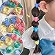 Haargummi mit Haaren Mädchen Baby Blume, 30 Stück Baby Mädchen Haargummi, Flauschige Pferdeschwanz Halter Haarspangen für Frauen Haarschleifen Mädchen Kinder Kleinkind Haarschmuck, 2 cm