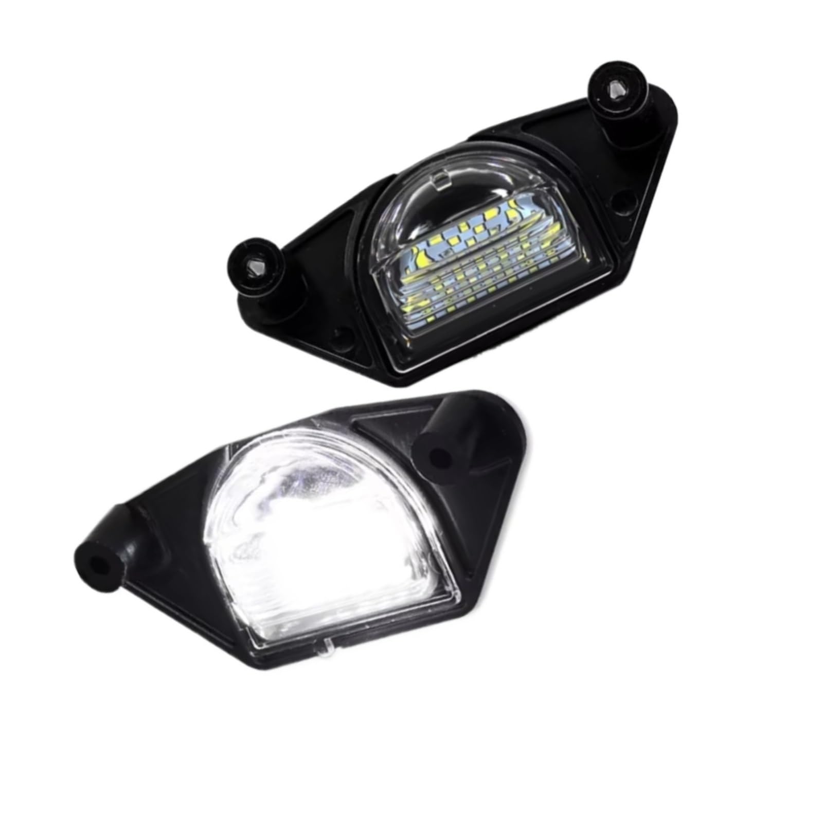 Conjunto de luz de matrícula para Pontiac Aztek 2001-2005 y Fiero 1984-1988. Bombilla de matrícula 16519986.