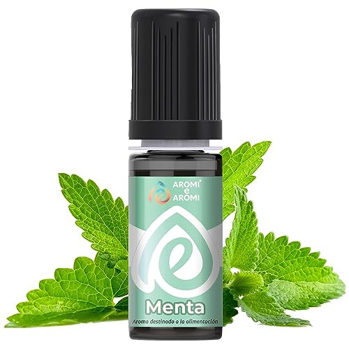 Aroma Menta 100% Italiano - Aroma Alimentario Saborizante en Gotas para Dulces y Pasteles - Producto Vegano y sin Calorias (10ml)