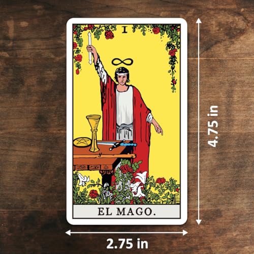Image of The Original Tarot Cards - Improved Rider Waite Tarot Deck Alternative - High Resolution Print, Classic Design Artwork - Tarot Cards for Beginners and Professionals (Style 36)