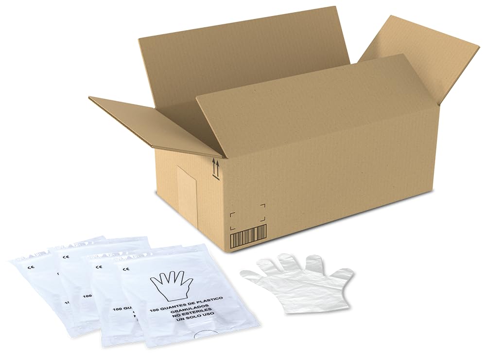 BALSAT 20000 Guantes Un Solo Uso Transparentes Autoservicio para fruteria, gasolineras, gominolas etc.