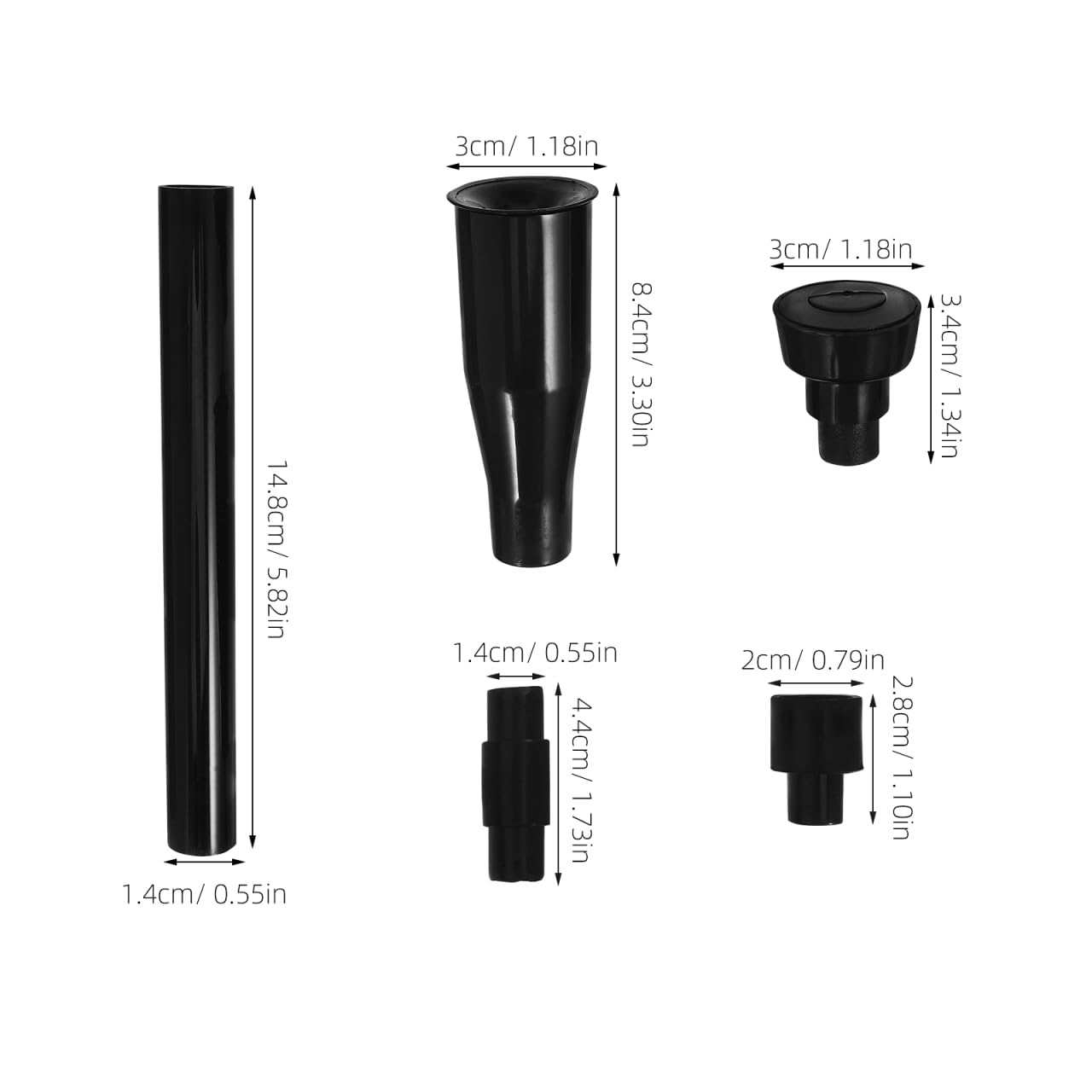 POPETPOP 2 Sätze Düsenset, Teichbrunnen-set für Teichpumpen, Kunststoff, Gartenbrunnenpumpe, Wasserfallkopfset, kleines Brunnendüsenkopf