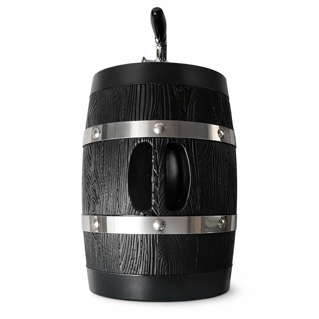 Zapfanlage in Bierfassform 1ltg 60l/h mit Kompensatorschankhahn & Tropfblech