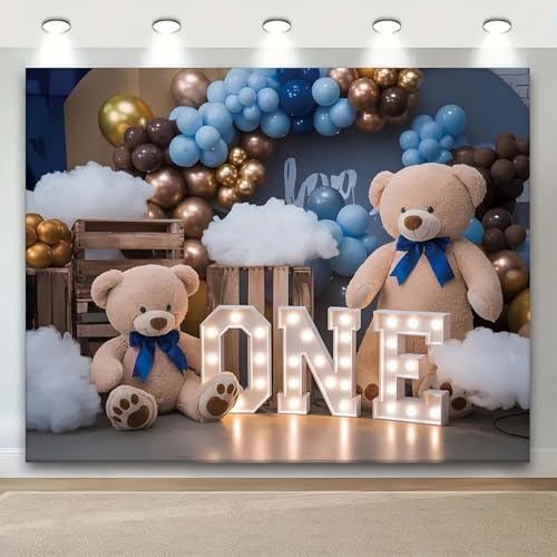 Fondo decorativo globo aire caliente 7x5 pies miniatura 4