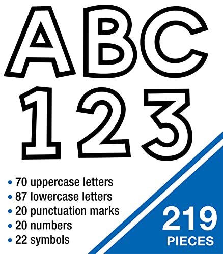 image for Carson Dellosa Education Carson Dellosa 219-Piece White with Black Tri