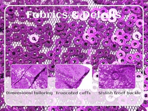 Formal Boys Suit Set Sparkling Sequin Boys' Wedding Outfit Communion Suits Adjustable Waist for Toddler Teenage Boy2