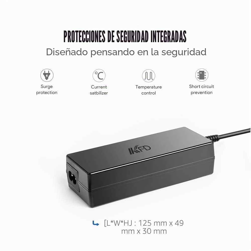 KFD Cable de Alimentación Nevera 12V Cargador para Mobicool FR40 Alpicool Outsunny Compresor Portátil C00-034V90 C00-037V90 Bodega BougeRV Congelador 220V a 12V Adaptador Car Refrigerator Nevera Coche