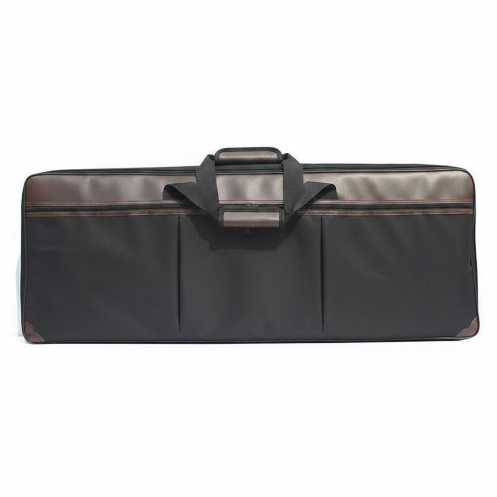 Custodia Tastiera Elettronica Borsa Protettiva Impermeabile Multiuso Imbottitura Soft Tasche Extra Doppia Tracolla Adatta a Spostamenti Lezioni Conservatorio, Nero PU Aggiornato