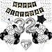 Produktbild 32. Geburtstag Dekoration, Geburtstagsdeko 32 Jahr Männer Junge, 32 Geburtstag Deko, 32 Ballon Schwarz und Silber Deko, Luftballon 32. Geburtstag Party Deko, Deko 32 Geburtstag Mann Frau