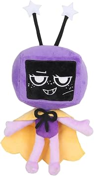 Dandys World Plush Game Plush Cute Kids Birthday Gift Scary Plush Horror Game Character Toy Room Bookshelf Decoration Cosmic Signal Vee