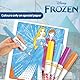 CRAYOLA - Color Wonder, Coloring Set mit 18 Malvorlagen und 4 Filzstiften ohne Flecken, Thema Frozen, Kreative Beschäftigung für Kinder, Alter 3,4,5 Jahre, cod. 75-2664