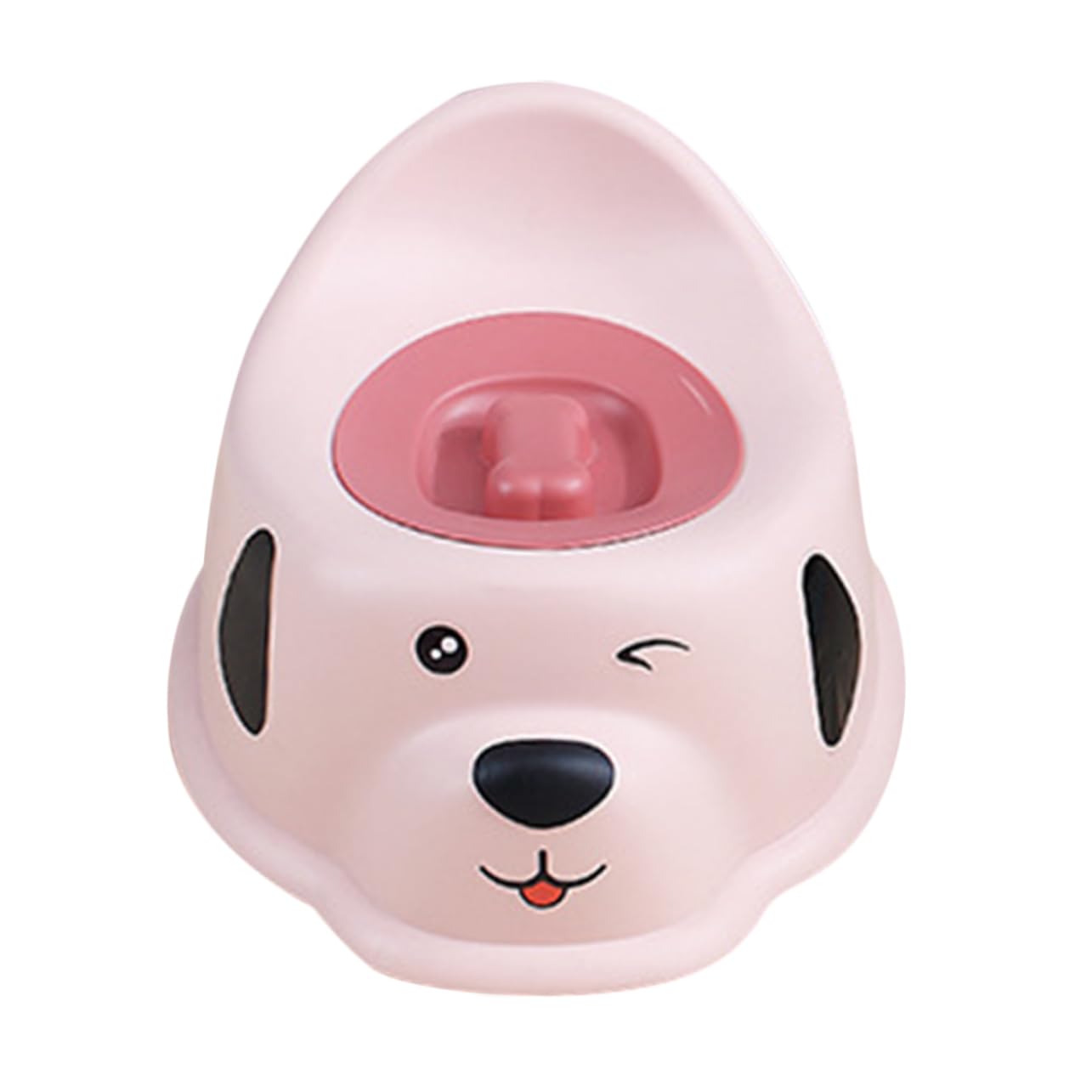 Vasino da Allenamento per Bambini con Coperchio, Pp, Cane | Ragazzi e Ragazze, Design Cartone Animato, Facile da Pulire, Uso Bagno Domestico
