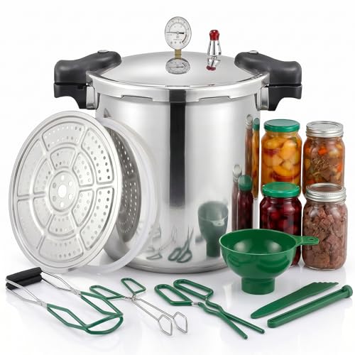 Autocuiseur à pression de 25 L et compatible avec l'induction Manomètre numérique de luxe...