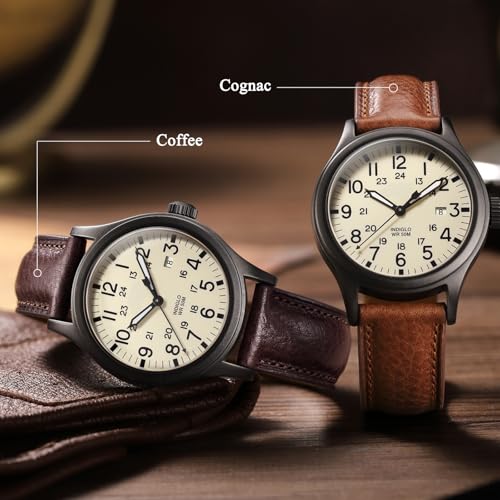 image for Getalia Italian leather Watch Band Tuscany Natural Vegetable-Tanned Fu