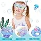 Falafoty 12PCS Meerjungfrau Masken Kinder Tierische Papiermasken, Meerjungfrau Dress Up Cosplay Masken, Meerjungfrau Party Maske Für Maskerade Unterwasserwelt Thema Geburtstag Party Kostümezubehör