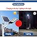 Szyoumy Solar Street Lights Outdoor Dusk to Dawn with Pole 300 LED Area of 100 Square Meters 6000 mA Motion Sensor Solar Panel Light for Gardens Sports Courts stadiums Streets Waterproof 200W