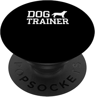 Dog Trainer Graphic Dog Training Animal Lover Dog Owner PopSockets Swappable PopGrip