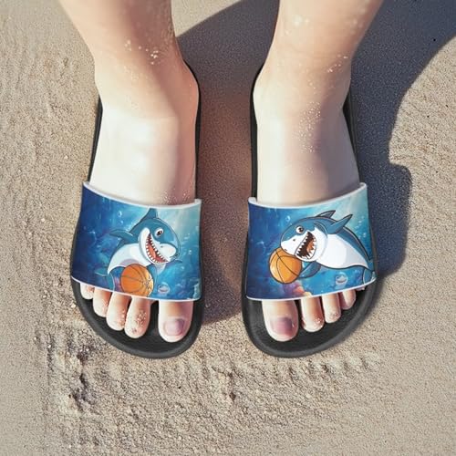 Kids Shower Shoes Beach Slides Sandals Anti-Slip Summer Pool Slippers4