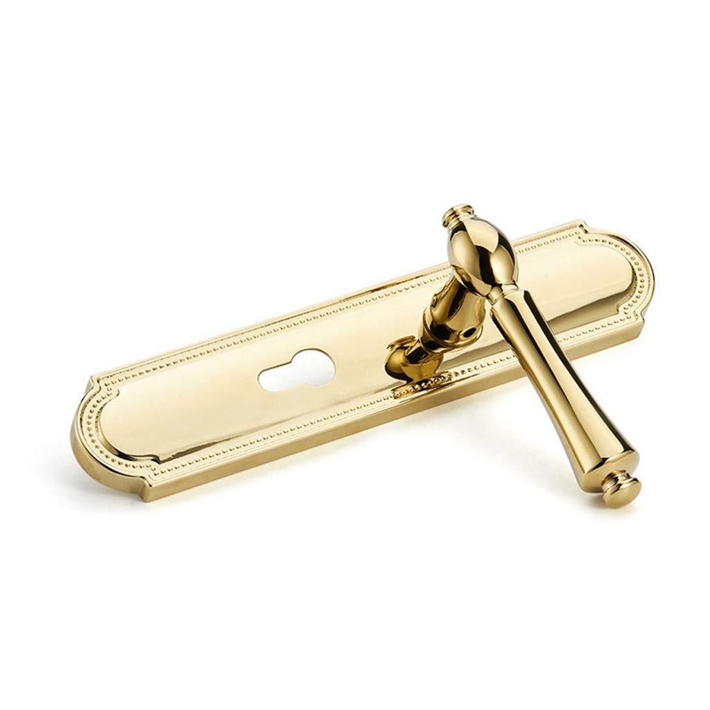 Verrouillage de porte européen en zinc argenté style rétro chic