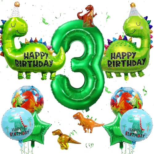 Kit anniversaire dinosaure garçon 3 ans pour décorer facilement le salon
