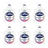 Carex 2 Hour Protection Antibacterial Moisture Hand Wash, Boosted Moisturising Action, Added Vitamin E for Soft Hands, Bulk Buy, Pack of 6 x 250ml