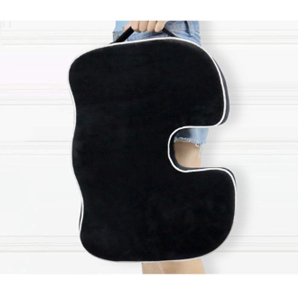 Slow Rebound Memory Foam Kussen,Office Pluche Stoel Kussen,Lumbale