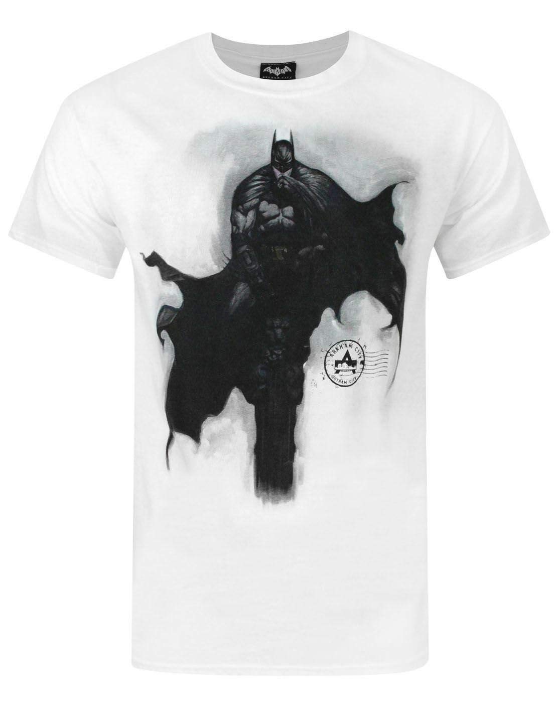 Vanilla Underground Dc Comics Mens White Batman Short Sleeved T-Shirt (Small) from B&Q