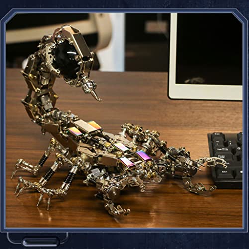Gioco di Puzzle Puzzle a Forma di Scorpione per Adulti 1000 Pezzi e Oltre Puzzle 3D in Metallo con Altoparlante Bluetooth Puzzle 3D per la Decorazione del Tempo