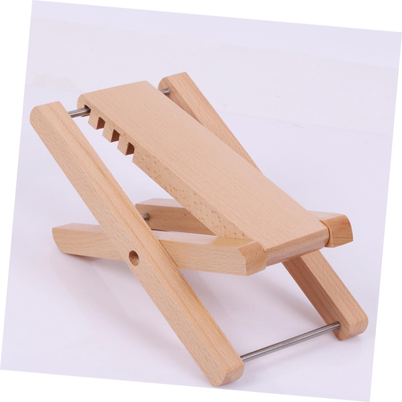 BESPORTBLE Poggiapiedi Per Chitarra in Legno Pieghevole Accessori Per Chitarra in Posizioni Spazio Adeguato Per Piede