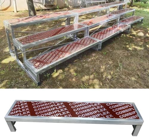 Portable Choir Risers Platform - Choral Singing Steps for Classroom & Church, Adjustable Group Photo Stand & Lectern Staircase for Performances and Events