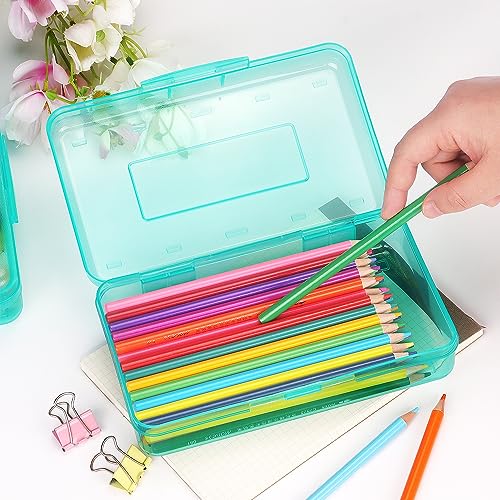 Image of Tamaki 1 Pack Plastic Pencil Box Large Capacity, Light Green