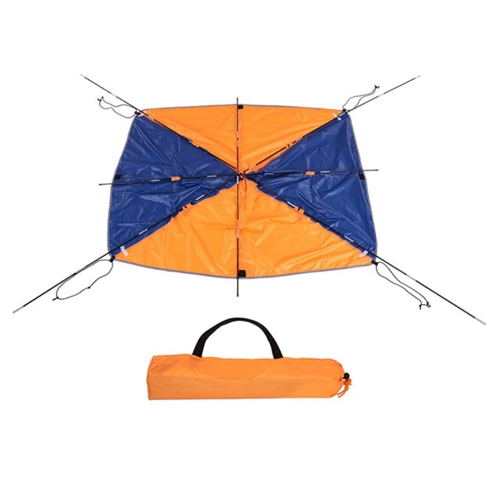 Tendalino per Gommone per 3 Persone Tendalino per Kayak Tendalino per Baldacchino Tendalino per Barca da Pesca Tendalino Antipioggia con Tappetino A Doppio Foro