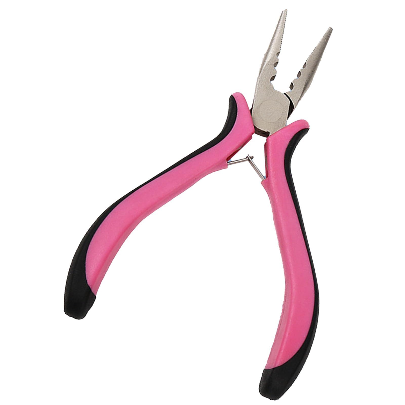 Strrng Pink Hair Extension Pliers,Nano Beads Hair Extensions Kit,For Micro Nano Ring Hair Extensions,Opening And Removal