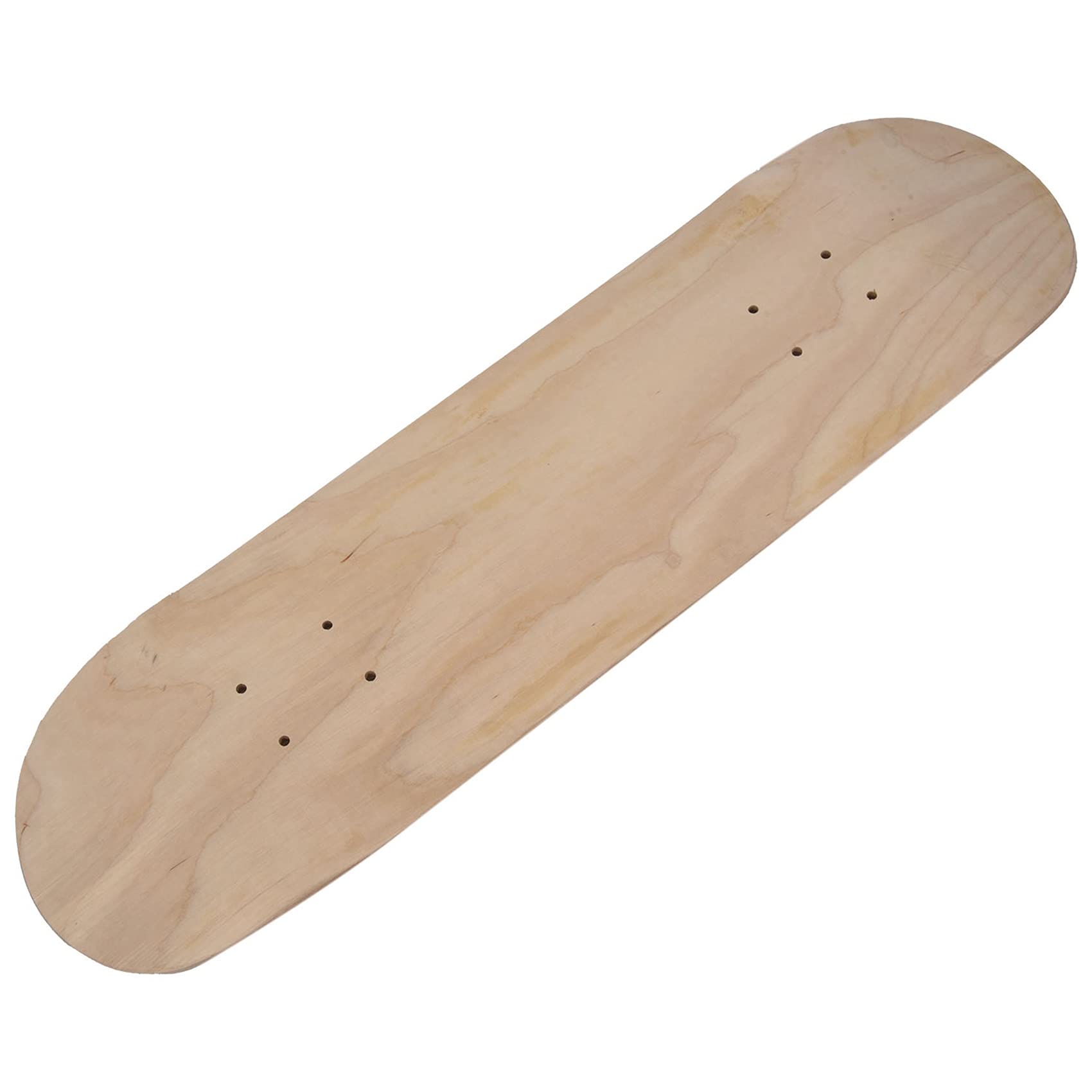 2X Planches à roulettes Doubles Concaves Vierges, Double Couche, Blanc, éRable, 8 Pouces