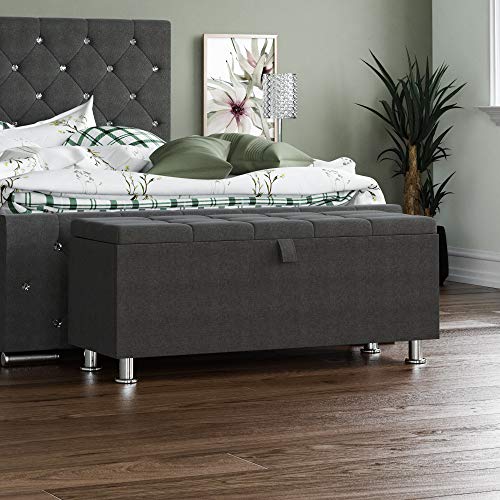 Vida Designs Valencia Ottomano, con Coperchio in