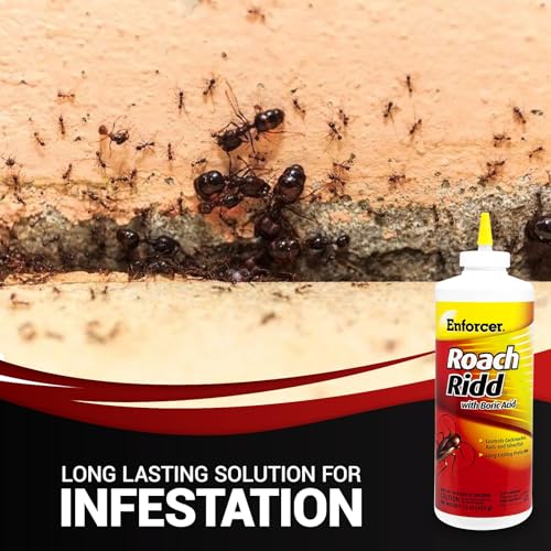 Roach Ridd Refined and Enforcer Roach Ridd Powder - 16oz Indoor Roach, Ant, and ...