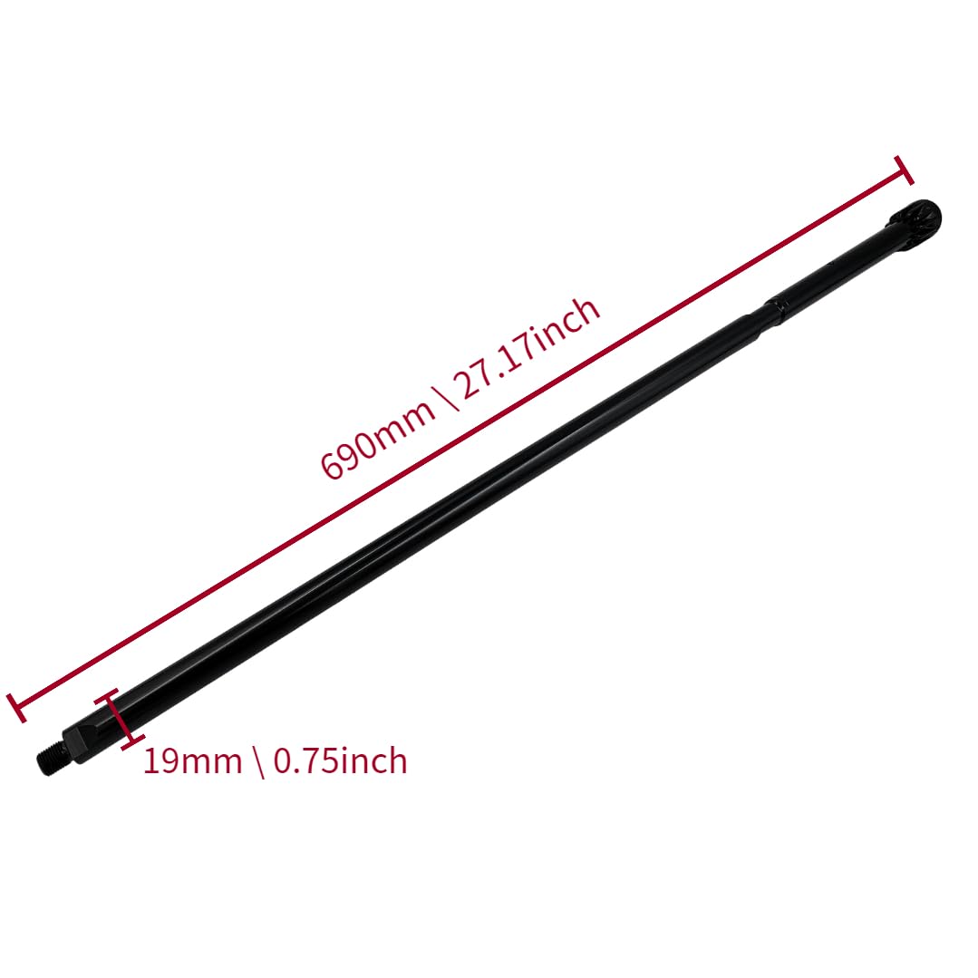 532 18 68-14, 532186814, 532 18 68 Eje de dirección compatible con Husqvarna GTH2248, GTH2254, GTH2548, GTH2554, piezas de repuesto para césped; reemplaza OEM 532 18 68-14, 532186 814, 5 32,