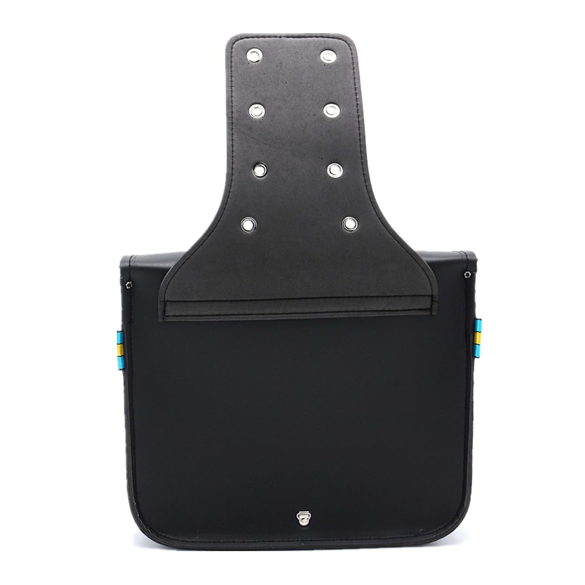 TentHome Rücksitz Seitentaschen Doppelte Fahrrad Gepäckträgertasche PU Leder Retro Fahrradtasche für Gepäckträger Hinterradtasche Schwanz Gepäck für Motorrad Rennrad Mountainbike Schwarz B