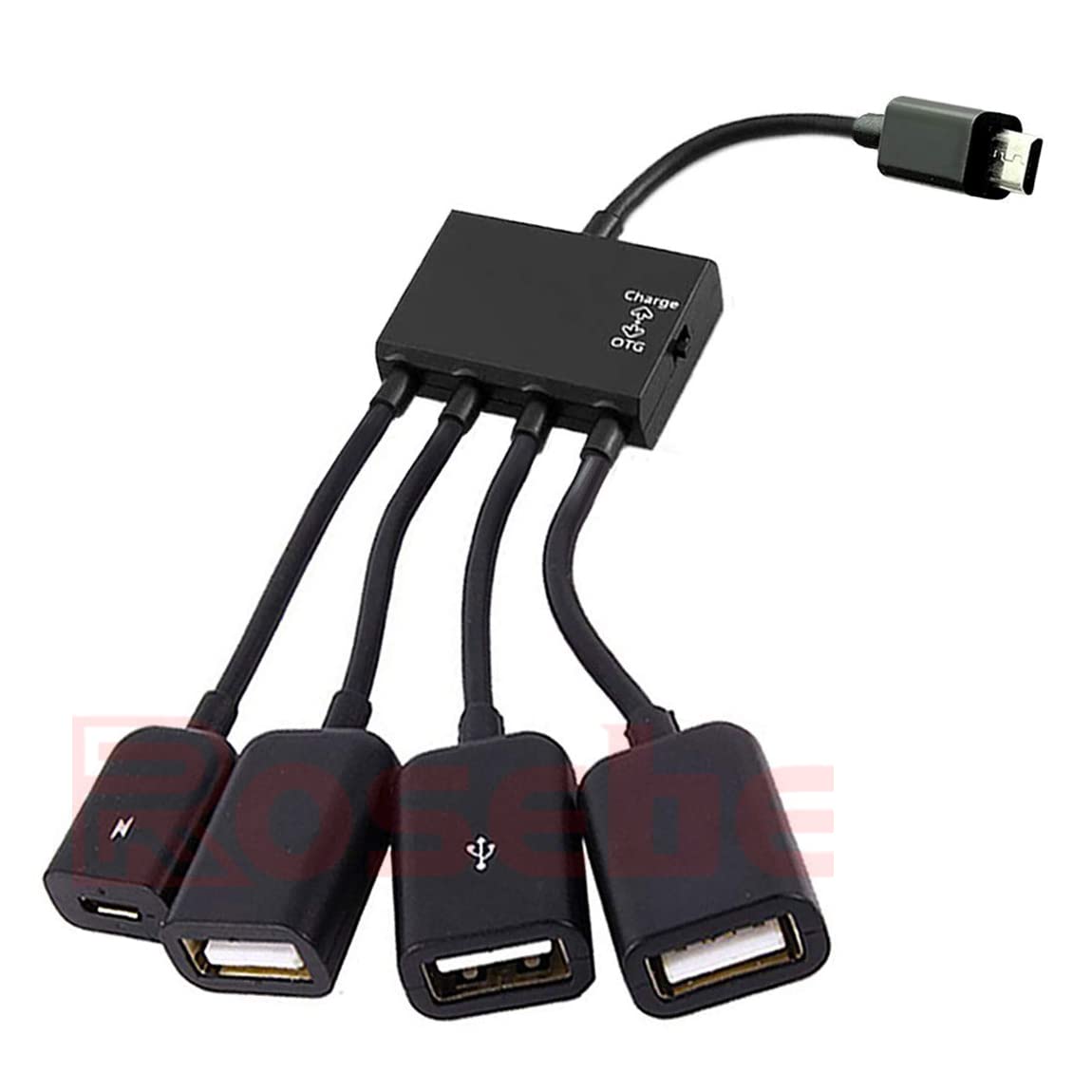 Amazon | Rosebe 充電 しながら USB 機器 データ 通信 可能 microUSB