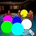Pool Toys for Kids Adults 16''Inflatable LED Light Up Beach Ball, 13 Colors Glow in The Dark Party Decoration Supplies Beach Yard Indoor Outdoor Games