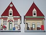2001 Hallmark Ornament Service Station 18th in Nostalgic Houses and Shops Series
